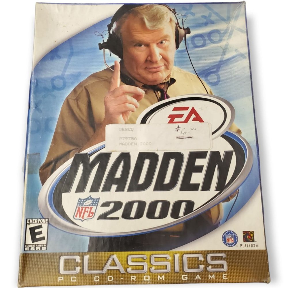 Madden 2000 Big Box PC Game Retro